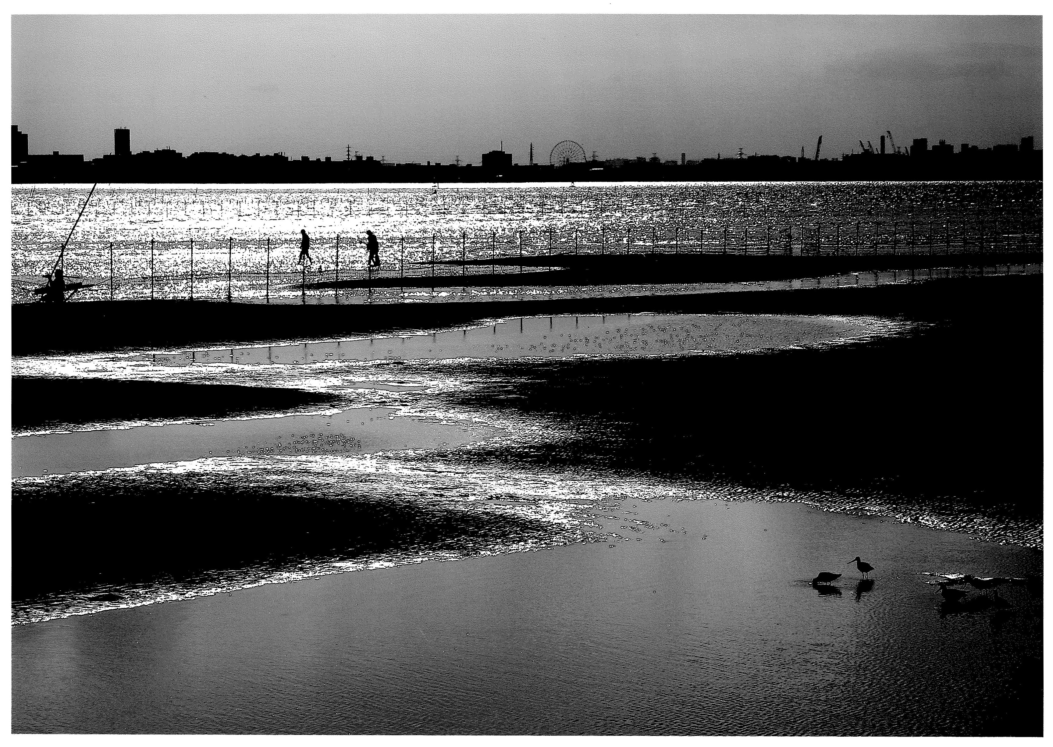 久富 智俊さん「干潟模様」